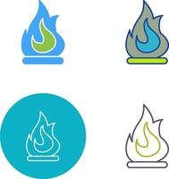 diseño de icono de fuego vector