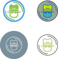 Spy Icon Design vector