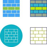 Wall Icon Design vector