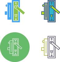 Door Handle Icon Design vector