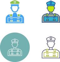 Police Man Icon Design vector