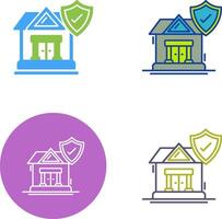 House Protection Icon Design vector