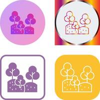 Forest Icon Design vector