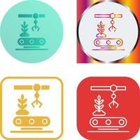 Conveyor Icon Design vector