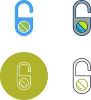 Do Not Disturb Icon Design vector