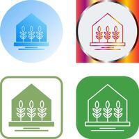 Farm House Icon Design vector