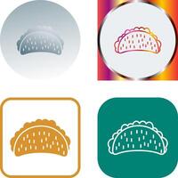 Tacos Icon Design vector