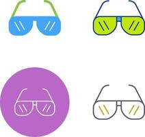 Sun Glasses Icon Design vector