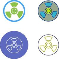 Nuclear Icon Design vector