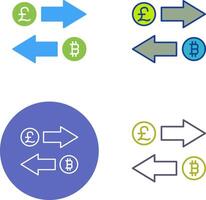 Exchange Icon Design vector