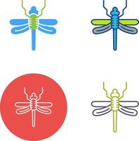 Dragonfly Icon Design vector