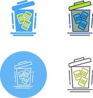 Delete Icon Design vector