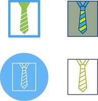 Tie Icon Design vector