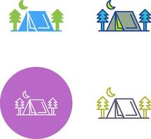 Tent Icon Design vector