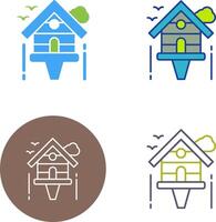 Birdhouse Icon Design vector