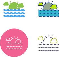 Sea Icon Design vector