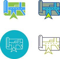 Navigation Icon Design vector