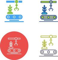 Conveyor Icon Design vector