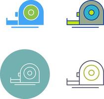 Measuring Tape Icon Design vector