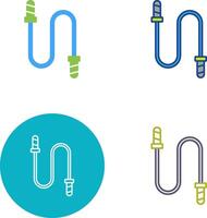 Jumping Rope Icon Design vector