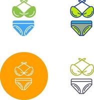 Bikini Icon Design vector