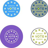 Vote Icon Design vector