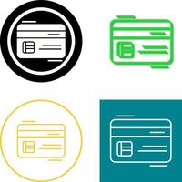 Credit Card Icon Design vector