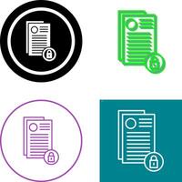 Privacy Icon Design vector