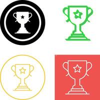 diseño de icono de trofeo vector