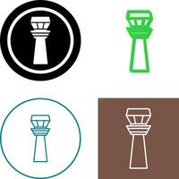 Control Tower Icon Design vector