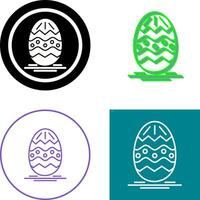 Easter Egg Icon Design vector