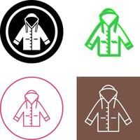 impermeable icono diseño vector