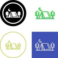 Tent Icon Design vector