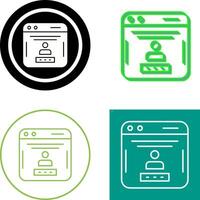 Password Icon Design vector