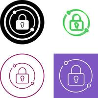 Pad Lock Icon Design vector