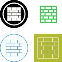 Wall Icon Design vector