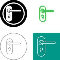 diseño de icono de cerradura de puerta vector