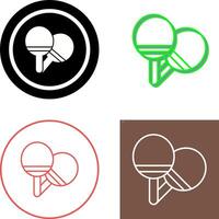 Ping Pong Icon Design vector