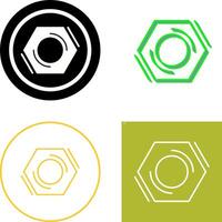 Nut Icon Design vector