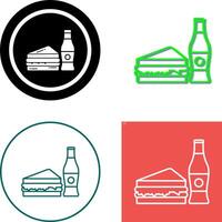 Junk Food Icon Design vector