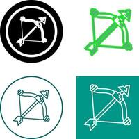 Crossbow Icon Design vector