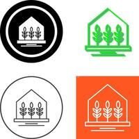 Farm House Icon Design vector