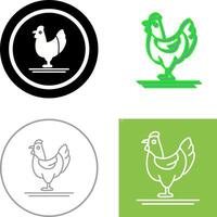 Poultry Icon Design vector