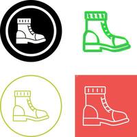 diseño de icono de botas vector