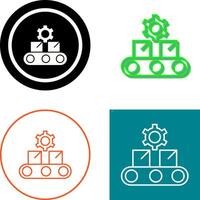 Conveyor Belt Icon Design vector