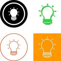 Light Bulb Icon Design vector