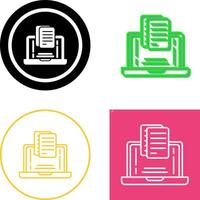 Document Icon Design vector