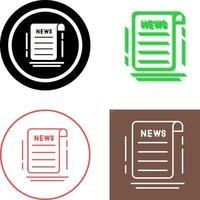 News Icon Design vector