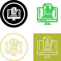 Note Icon Design vector