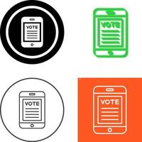 Vote Icon Design vector